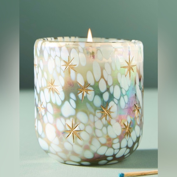 NEW IN BOX Anthropologie Festive Woody Winter Woods & Vanilla Candle - Picture 2 of 9